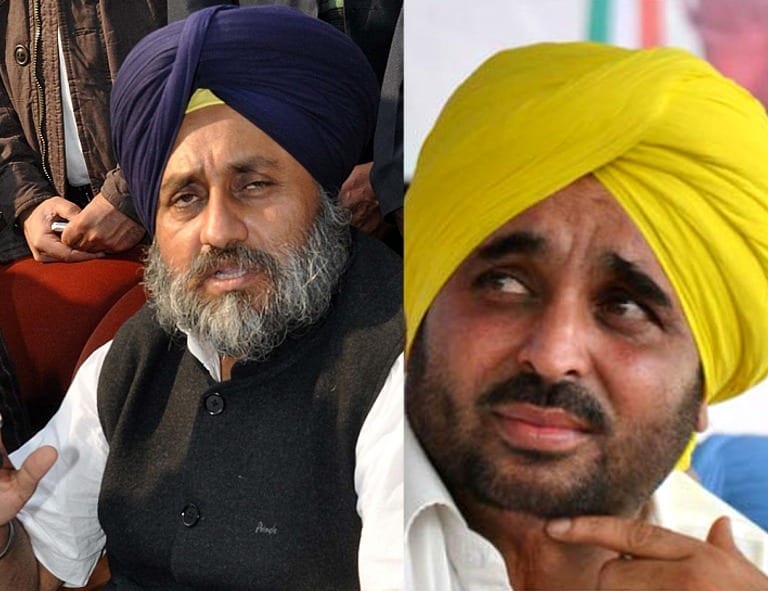 Sukhbir Badal Shies from Bhagwant Mann’s Challenge of Having Dope Test ...